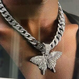 Silver Butterfly Necklace